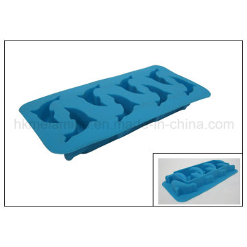 Dolphin Shaped Silicone Ice Cube Tray (RS18)